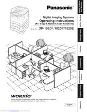 Panasonic Workio DP-1520P Operating Instructions Manual