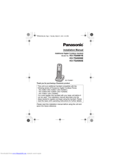 PANASONIC KX-TGA661E Installation Manual