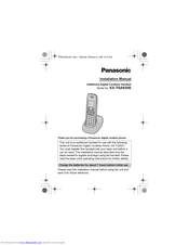 PANASONIC KX-TGA830E Installation Manual