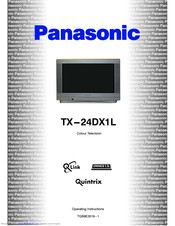 PANASONIC Quintrix TX-24DX1L Operating Instructions Manual
