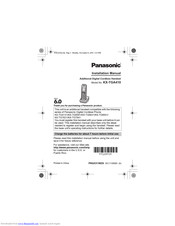 Panasonic Kx Tg7621 Series Manuals Manualslib