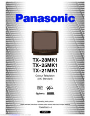 PANASONIC TX-25MK1 Operating Instructions Manual