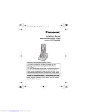 PANASONIC KX-TGA648E Installation Manual