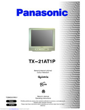 PANASONIC TX-21AT1P Operating Instructions Manual