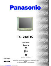 PANASONIC TX-21AT1C Operating Instructions Manual