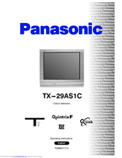 PANASONIC QuintrixF TX-29AS1C Operating Instructions Manual