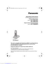 PANASONIC KX-TG8070FX Operating Instructions Manual