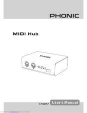 PHONIC MIDI HUB User Manual