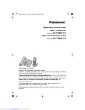PANASONIC KX-TG6451FX Operating Instructions Manual