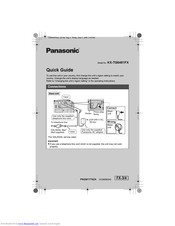PANASONIC KX-TG6481FX Quick Manual