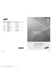 Samsung LA22B352 User Manual