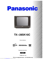 PANASONIC TX-28SK10C Operating Instructions Manual