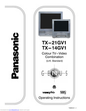 PANASONIC TX-21GV1 Operating Instructions Manual