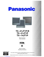 PANASONIC TX-14JT1P Operating Instructions Manual