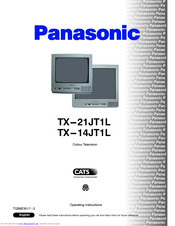 PANASONIC TX-21JT1L Operating Instructions Manual