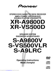 PIONEER XR-VS500D Operating	 Instruction