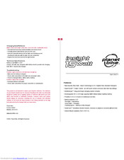 Planet Bike INSIGHT User Manual