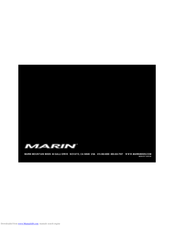 MARIN MARIN Owner's Manual