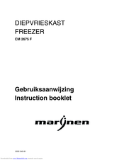 MARYNEN CM 2675 F Instruction Booklet
