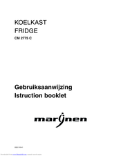 MARYNEN CM 2775 C Instruction Booklet