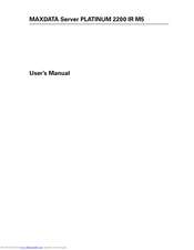 MAXDATA PLATINUM 2200 IR User Manual