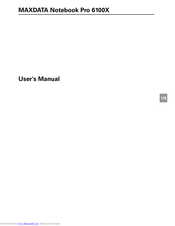 MAXDATA PRO 6100X User Manual