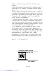 Siemens HB 49E Series Operating Instructions Manual