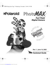 POLAROID PhotoMAX Quick Start Manual