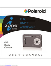POLAROID iZone A540 User Manual