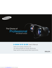 Samsung D-XENON 18-55 User Manual