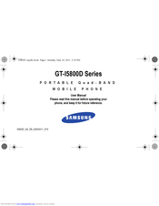 Samsung GT-I5800D Series User Manual