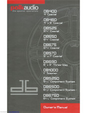 Polk Audio DB650 Owner's Manual