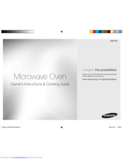 Samsung GW73V Owner's Instructions & Cooking Manual
