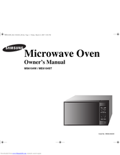 Samsung MS6104W Owner's Manual