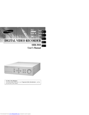Samsung SHR-3010P User Manual