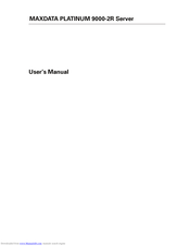 MAXDATA PLATINIUM 9000-2R User Manual