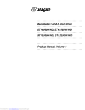 Seagate Barracuda ST12550N Product Manual
