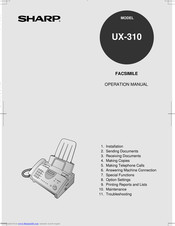 2x Faxrolle für Sharp UX 310 UX310 UX-310kompatibel 