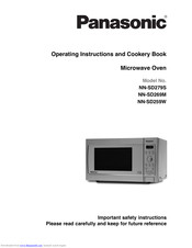 PANASONIC NN-SD259W Operating Instructions And Cookery Book