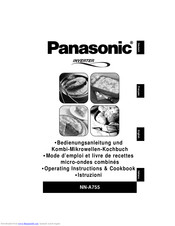 PANASONIC Inverter NN-A755 Operating Instructions & Cook Book