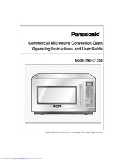 PANASONIC NE-C1358 Operating Instructions And User Manual