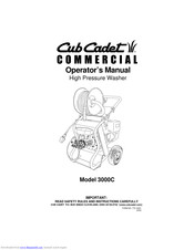 Cub Cadet 3000C Operator's Manual
