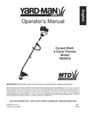 Yard-Man YM26CS Operator's Manual