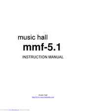 MUSIC HALL MMF-5.1 Instruction Manual