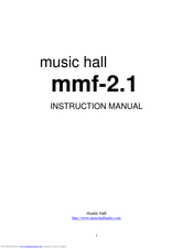 MUSIC HALL MMF-2.1 Instruction Manual