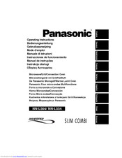 PANASONIC Inverter NN-L554 Operating Instructions Manual