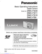 Panasonic LUMIX DMC-FS11 Manuals ManualsLib