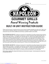 Napoleon Gourmet Grills BIPT450 Instruction Manual