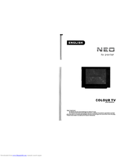 NEO TV-2151TXF User Manual