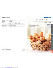 panasonic bread maker sd 257 recipes